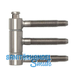 Steckband 3-teilig � 18 mm, H�he 61 mm, Edelstahl