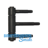 Herkula-Band 3-teilig, mit Aush�ngesicherung, � 20 mm, Stahl schwarz br�niert *