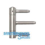 Einbohrband 3-tlg. BAKA C 1-20 WF Stiftsicherung, 20 mm, Edelstahl