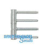 OTLAV Holz-T�rband 3-DIM, 2-teilig, 16 mm, Stahl verzinkt