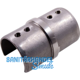 IAM DESIGN Verbinder f�r Rundrohr � 42,4 x 1,5 mm, Edelstahl geschliffen V2A