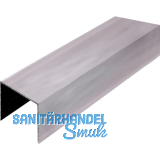 IAM DESIGN Kantenschutzprofil 27 x 24,5 x 1,5 mm, 3000 mm, Edelstahl V4A