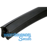 IAM DESIGN Gummidichtung f�r Glasst�rke 12,0-16,76mm,Nut 24x24mm,Kunststoff/EPDM
