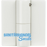 HEWI Aufschraubfederband B9505.75, links, Stahl/Kunststoff wei�