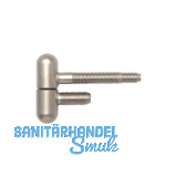 SFS Stahlzargenband 2-tlg. mit Rundkopf, � 16 mm, H�he 50,5 mm, vernickelt matt