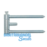 Stahlzargenband 3-tlg. brandschutztauglich, Stahl verzinkt