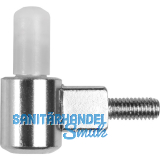 SFS Einbohrband-Unterteil Incanto, � 16 mm, f. Holz, Stahl vernickelt