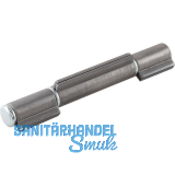 Anschwei�band 3-teilig I-Lappen 402, Bandh. 140 mm, � 16 mm, Stahl blank