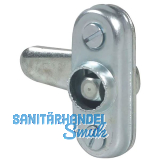 IBFM Riegel f�r Metallt�ren/Schr�nke, 48 x 19 x 19 mm, Stahl verzinkt