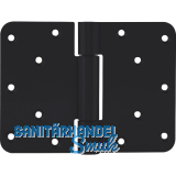 Aufschraubband B 3027 mit festem Stift, 120 x 160 mm, schwarz RAL 9005