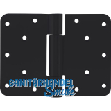 Aufschraubband B 3027 mit aush�ngbarem Stift, 120 x 160 mm, schwarz RAL 9005