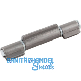 Anschwei�band 3-teilig I-Lappen 402, Bandh. 200 mm, � 19 mm, Stahl blank