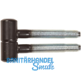 SFS Einbohrband f�r Futtert�ren, 16 mm, Stahl schwarz beschichtet