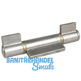 Anschwei�band 3-teilig I-Lappen, Stift 20 mm, Stahl blank