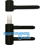 SFS Einbohrband 2-teilig f�r Futtert�ren, 16 mm, Stahl schwarz besch. RAL 9005