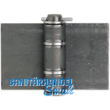 Anschwei�band schwer, 160 x 100 x 5 mm, Stahl blank