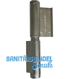 SCHWARTE Federband zum Anschwei�en, links, 29 x 180 mm, Stahl blank