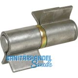 Anschwei�band 2-teilig V-Lappen 404A , Bandh. 90 mm, � 28 mm, Stahl blank