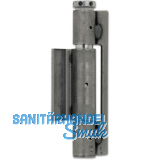 Federband dreiteilig, 25,3 x 160 mm, Stahl blank