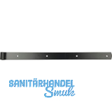 Langb�nder einseitig gerollt, ohne Kegel, 500 x 40 x 5 mm, Stahl schwarz RAL9005