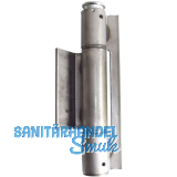 Konstruktionsband 3-teilig � 25,3 mm, Bandh�he 160 mm, Stahl blank