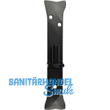 Plattenkegel, Kegeldorn � 18 mm, Schwalbenschwanz, Stahl schwarz geschmiedet