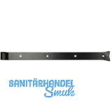 Langb�nder einseitig gerollt, ohne Kegel, 600x45x8 mm, Stahl schwarz geschmiedet