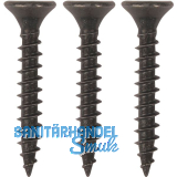 Schraubenset f�r Plattenkegel Kegeldorn � 14 + 16 mm, Stahl schwarz verzinkt