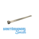 Langb�nder mittig gerollt, ohne Kegel, 800 45 x 5 mm, Edelstahl-Effekt