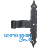 Kreuzband ohne Kegel, 300 x 40 x 6 mm, Schmiedeeisen verzinkt geschw�rzt