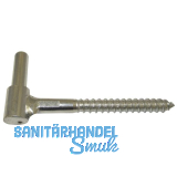 Einschraubkegel 14 mm, Edelstahl-Effekt