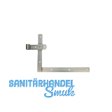 Torwinkelb�nder einseitig gerollt, o.Kegel,Schenkel 400 x 300mm,Edelstahl-Effekt