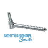 Einschraubkegel 10 mm, Edelstahl-Effekt