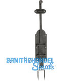 T�rriegel Klam, 450 mm, Eisen alt geb�rstet