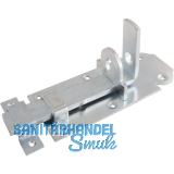 Querriegel gerade mit Schlaufe, Platte 160 x 55 mm, verzinkt