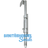 Bodenriegel mit Flansch, 300 mm, Stahl verzinkt