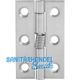 Federscharnier 50 x 30 x 1,2 mm, Edelstahl