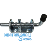 IBFM Federbolzen/Federriegel � 12 mm, Platte 75 x 40 mm, verzinkt