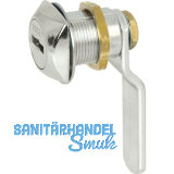 Blechmontagezylinder 19 mm verschiedensp. mit Messingschl�ssel,Messing verchromt