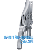 Tortreibriegel aufliegend sperrbar, 16 x 16 mm, Hub 30 mm, Stahl hell verzinkt