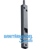 Kantenriegel U-Geh�use mit Griffschieber eckig, 100 x 14 x 11 mm, verzinkt