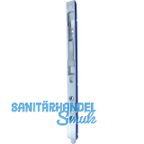 Innent�rkantriegel 425 mm, Radius 8, Stahl silberf�rbig (57916)