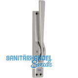 T�rtreibriegel aufliegend reibungsfrei, Stange � 10 mm, Hub 20 mm, silber elox.