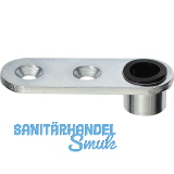 BKS Stangenf�hrungsplatte f�r Rundstange � 10 mm, Stahl verzinkt