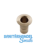 Bodenb�chse ohne Verschluss, 12 mm, Messing blank