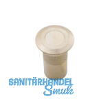 Bodenb�chse mit Verschluss, 12 mm, Messing blank