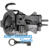 Rustikales Schlossset ULM, rechts, DM 120, Eisen verzinkt geschw�rzt