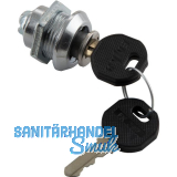 Blechmontagezylinder, 20mm, gleichsperrend Sperre EK 444,Zinkdruckguss verchromt