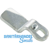 Sperrnase pos. gekr�pft f�r Blechmontagezylinder, 45 x 19mm,Ma� H 30mm,verzinkt