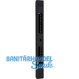 Schlie�blech verstellbar SB/VAR.7 z.Einfr�sen,Rad. 3,5 mm, Zamak schwarz matt